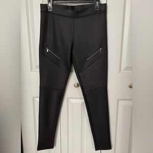 Medium Express Scuba Like black leggings motor style